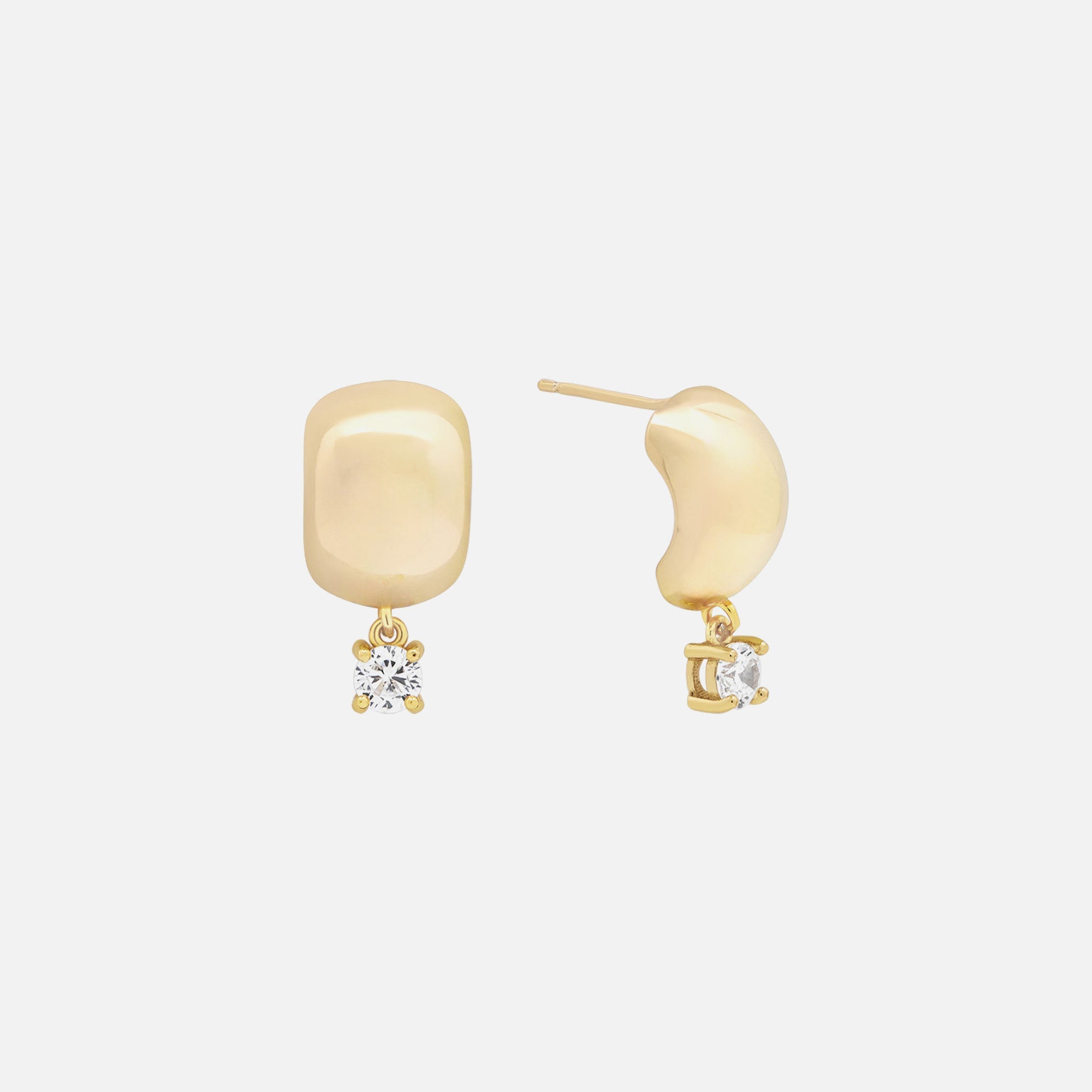 SHASHI Aoki Hoop Earring - Gold | Kith Gold