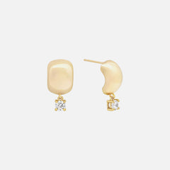 SHASHI Aoki Hoop Earring - Gold | Kith Gold