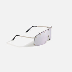 Rick Owens Sunglasses Shielding - Silver | Kith Silver