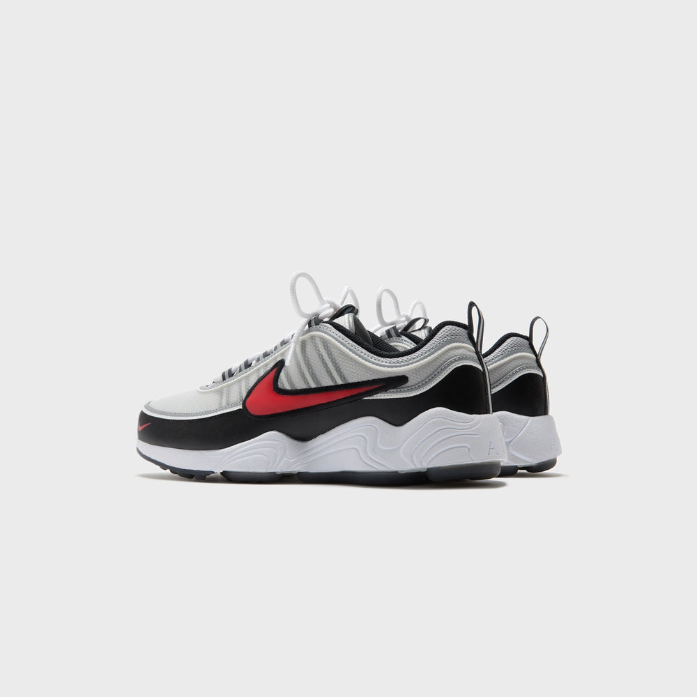 Nike Zoom Spiridon - Metallic Silver / Sport Red / Black / White | Kith Metallic Silver / Sport Red / Black / White