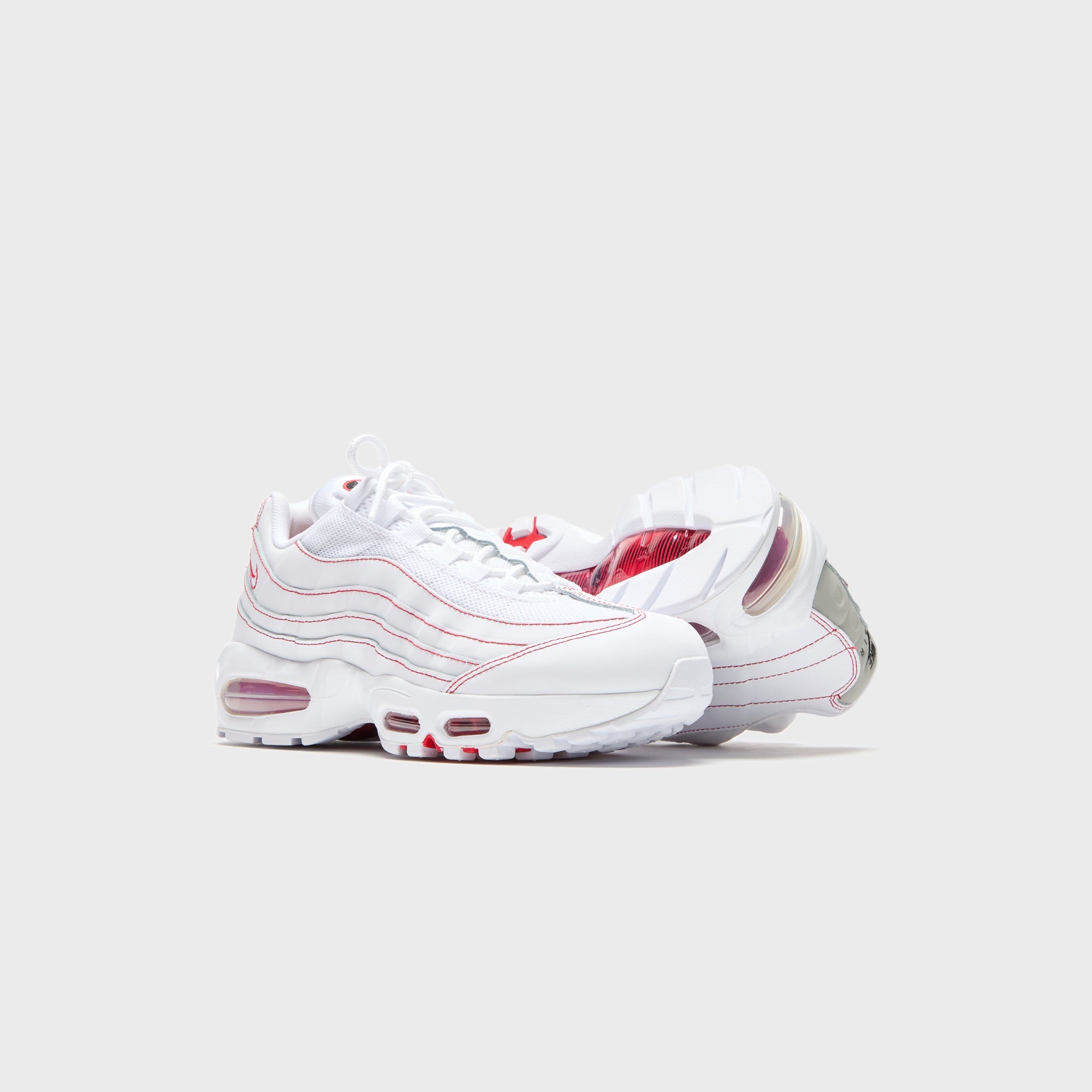 Nike Air Max 95 OG - White / University Red / Wolf Grey | Kith White / University Red / Wolf Grey
