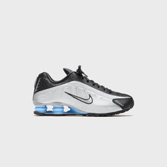 Nike Shox R4 - Metallic Silver / Black / Psychic Blue | Kith Metallic Silver / Black / Psychic Blue