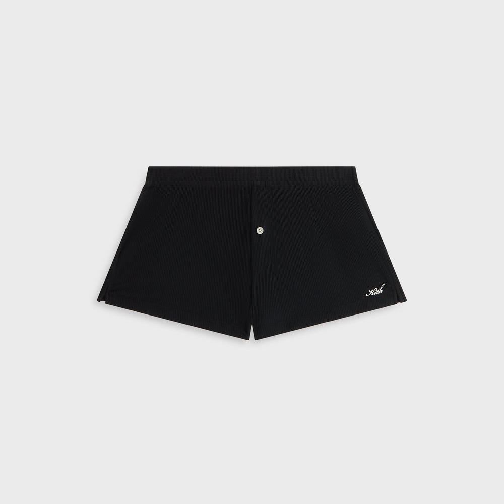Kith Women Modal Rib Nilah Shorty - Black | Kith Black