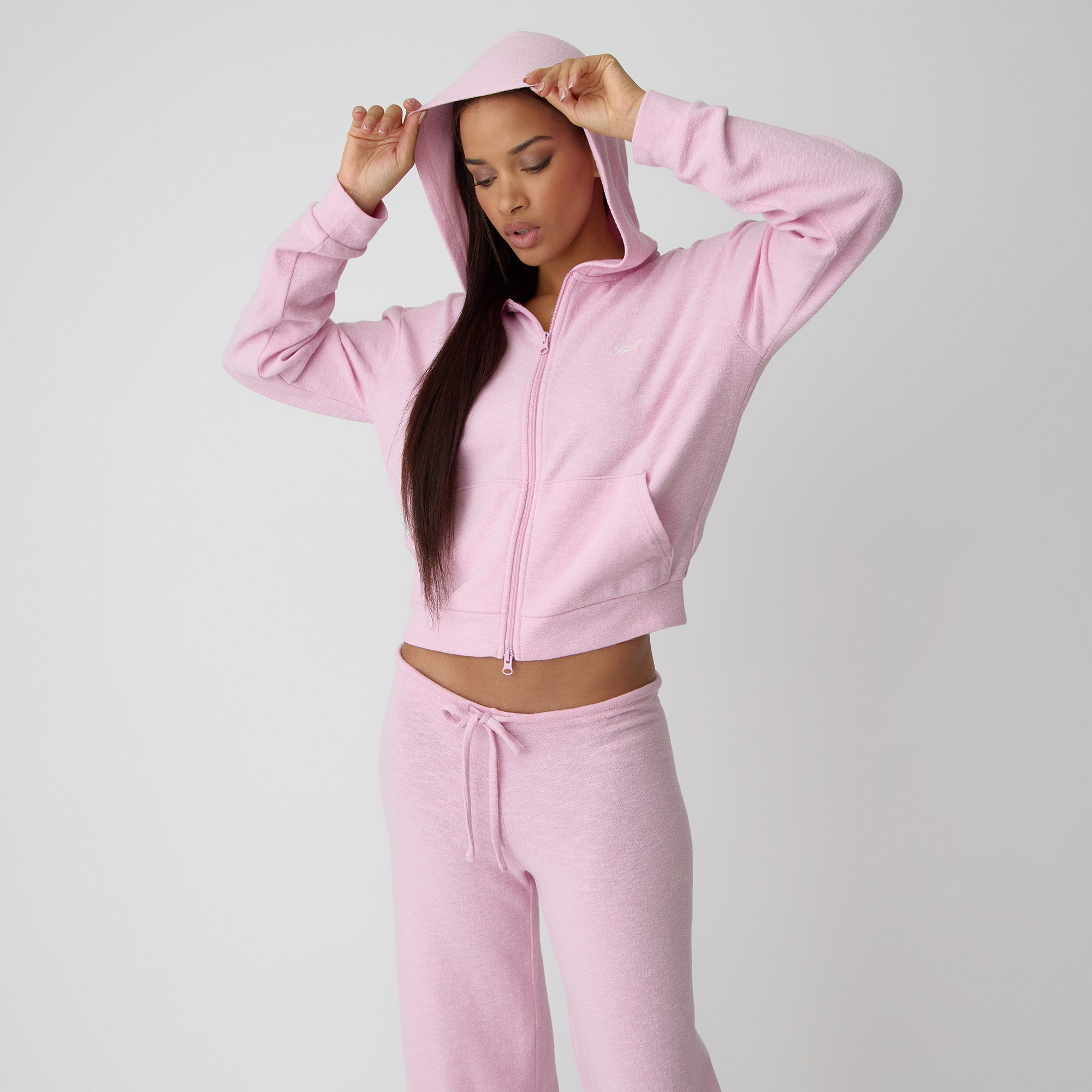 Kith Women Leary Lounge Zip Hoodie - Poppet | Kith Poppet