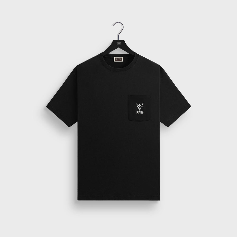 Kith & South2 West8 for Columbia City Pocket Tee - Black | Kith Black