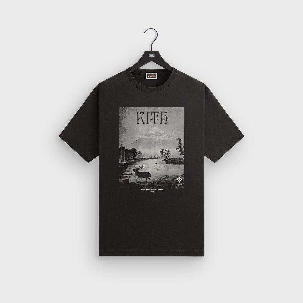 Kith & South2 West8 for Columbia Landscape Vintage Tee - Black | Kith Black