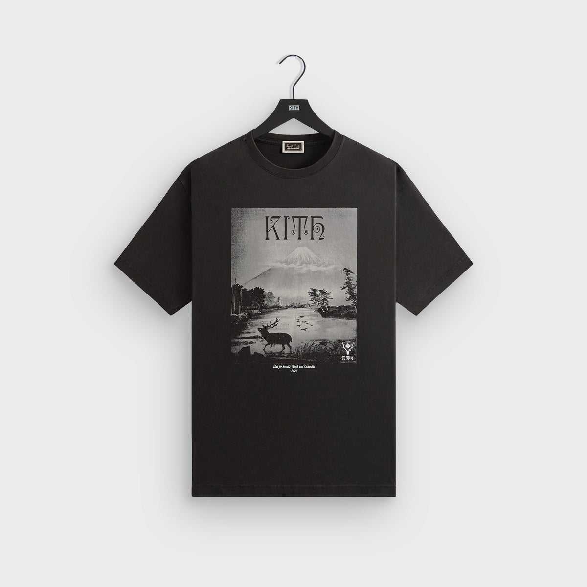 Kith & South2 West8 for Columbia Landscape Vintage Tee - Black | Kith Black