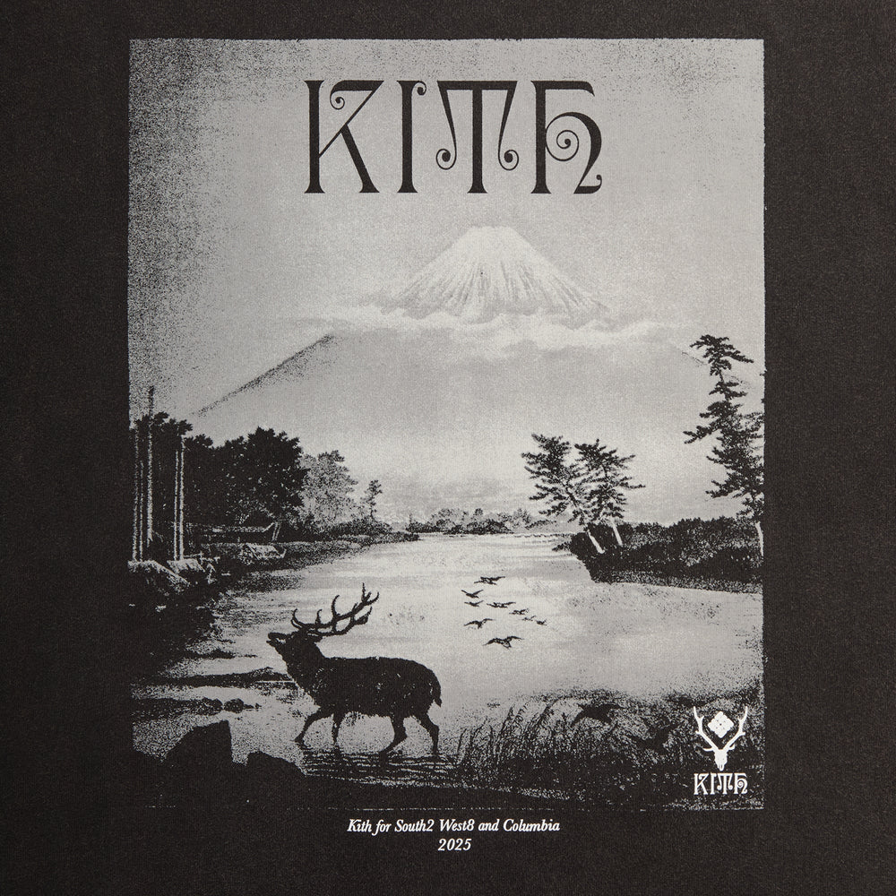 Kith & South2 West8 for Columbia Landscape Vintage Tee - Black | Kith Black