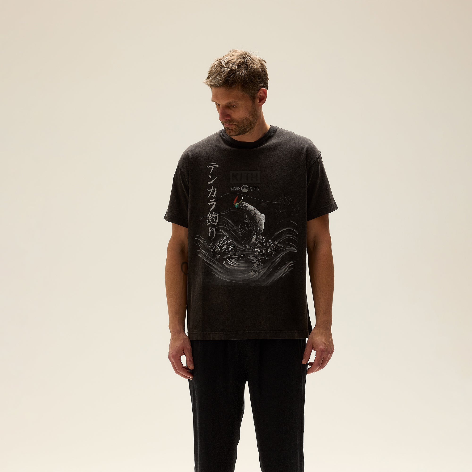 Kith & South2 West8 for Columbia Tenkara Vintage Tee - Black | Kith Black