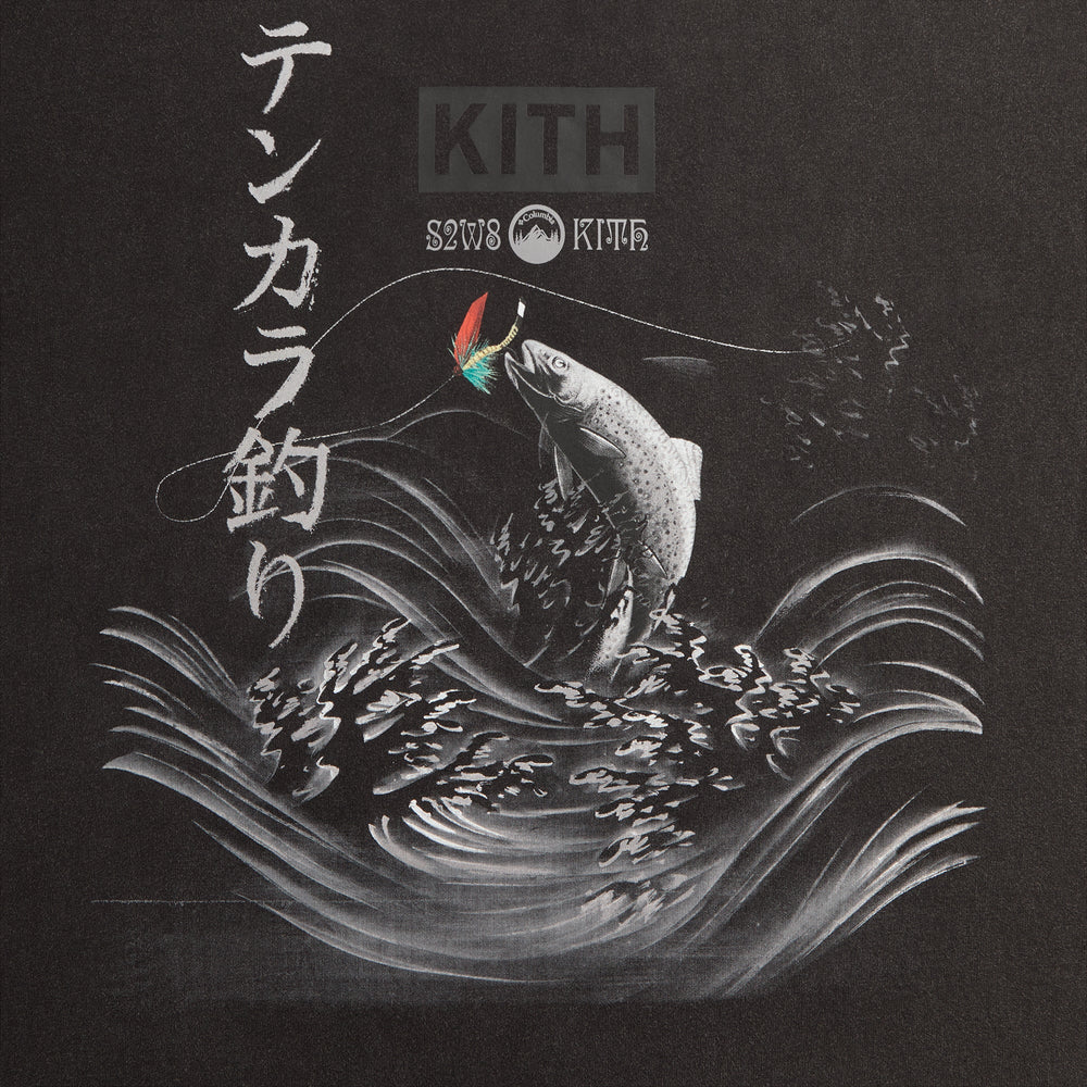 Kith & South2 West8 for Columbia Tenkara Vintage Tee - Black | Kith Black