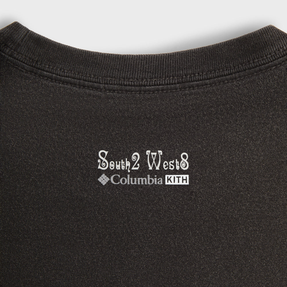 Kith & South2 West8 for Columbia Tenkara Vintage Tee - Black | Kith Black