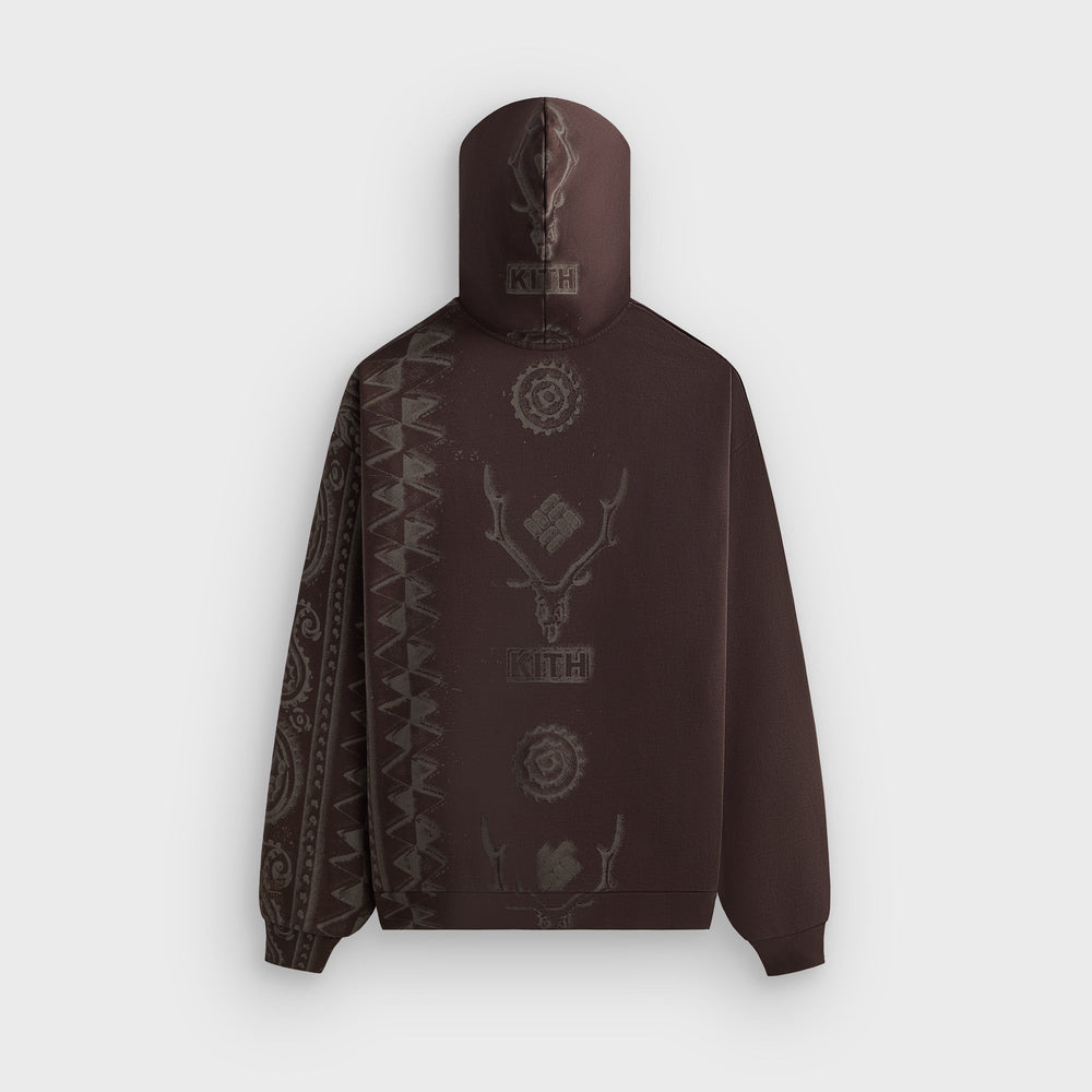 Kith & South2 West8 for Columbia Paisley Nelson Hoodie - Kindling | Kith Kindling