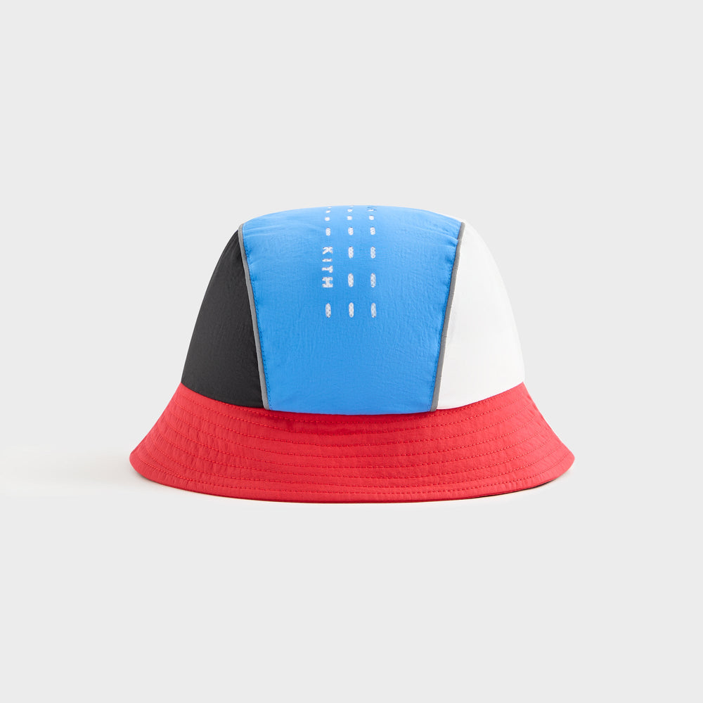 Kith Kids Blocked Milo Bucket Hat - Marina | Kith Marina