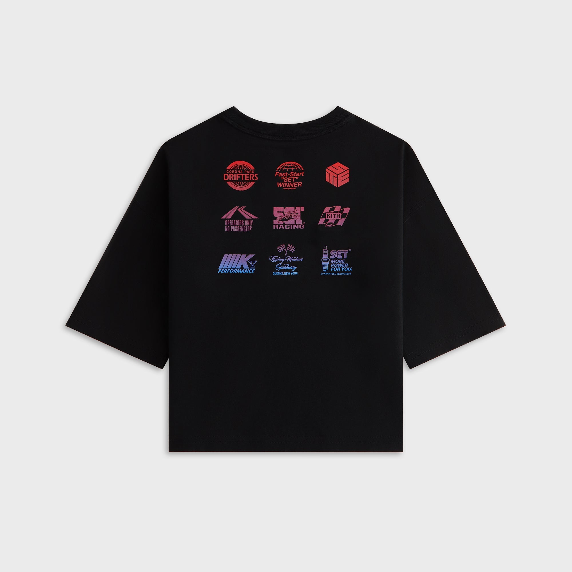 Kith Kids Speed Logo Leonard Tee - Black | Kith Black