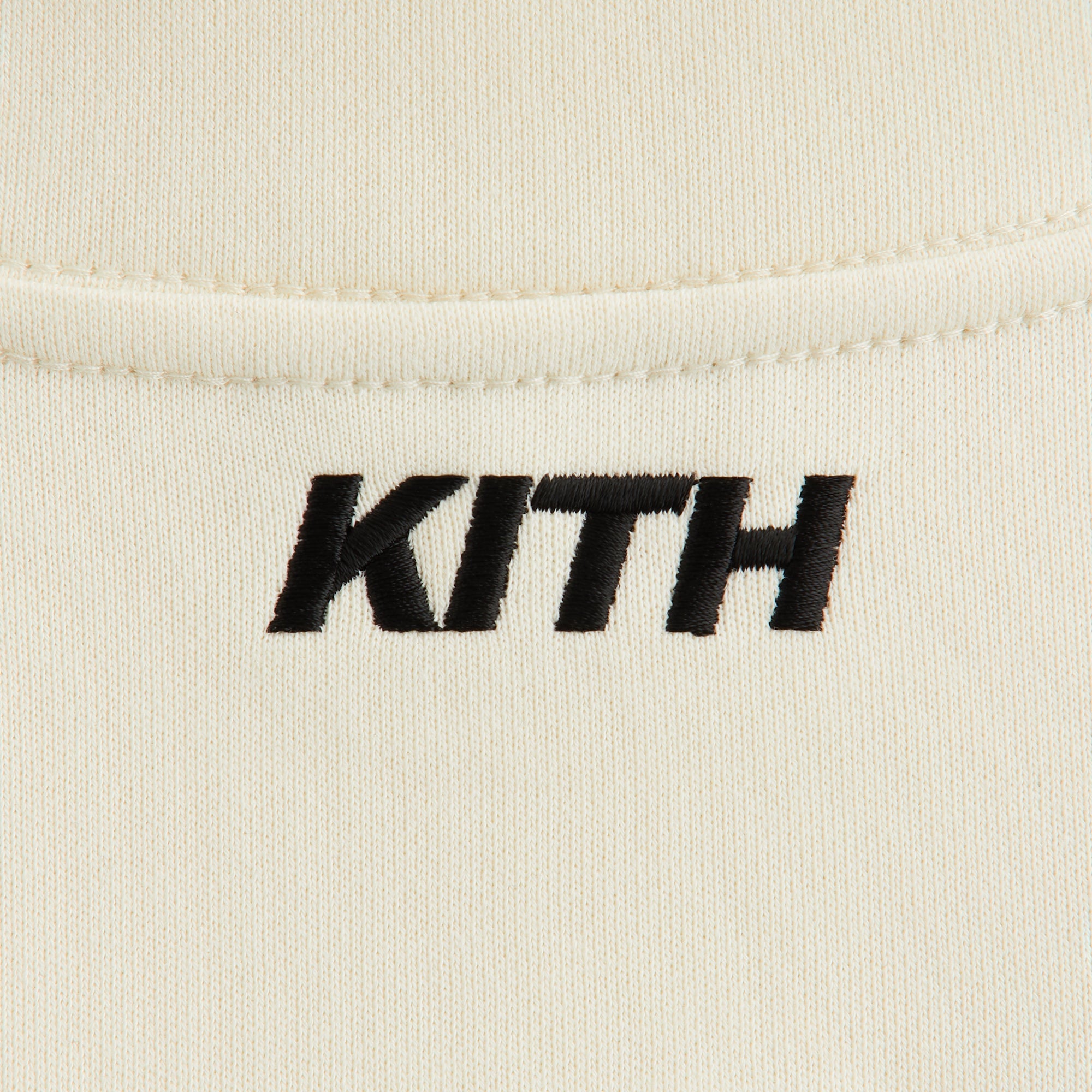 Kith Kids Paneled Cropped Fallon Quarter Zip - Sandrift | Kith Sandrift