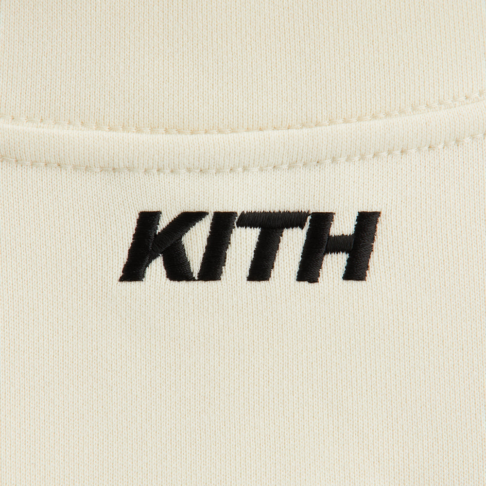 Kith Kids Paneled Cropped Fallon Quarter Zip - Sandrift | Kith Sandrift