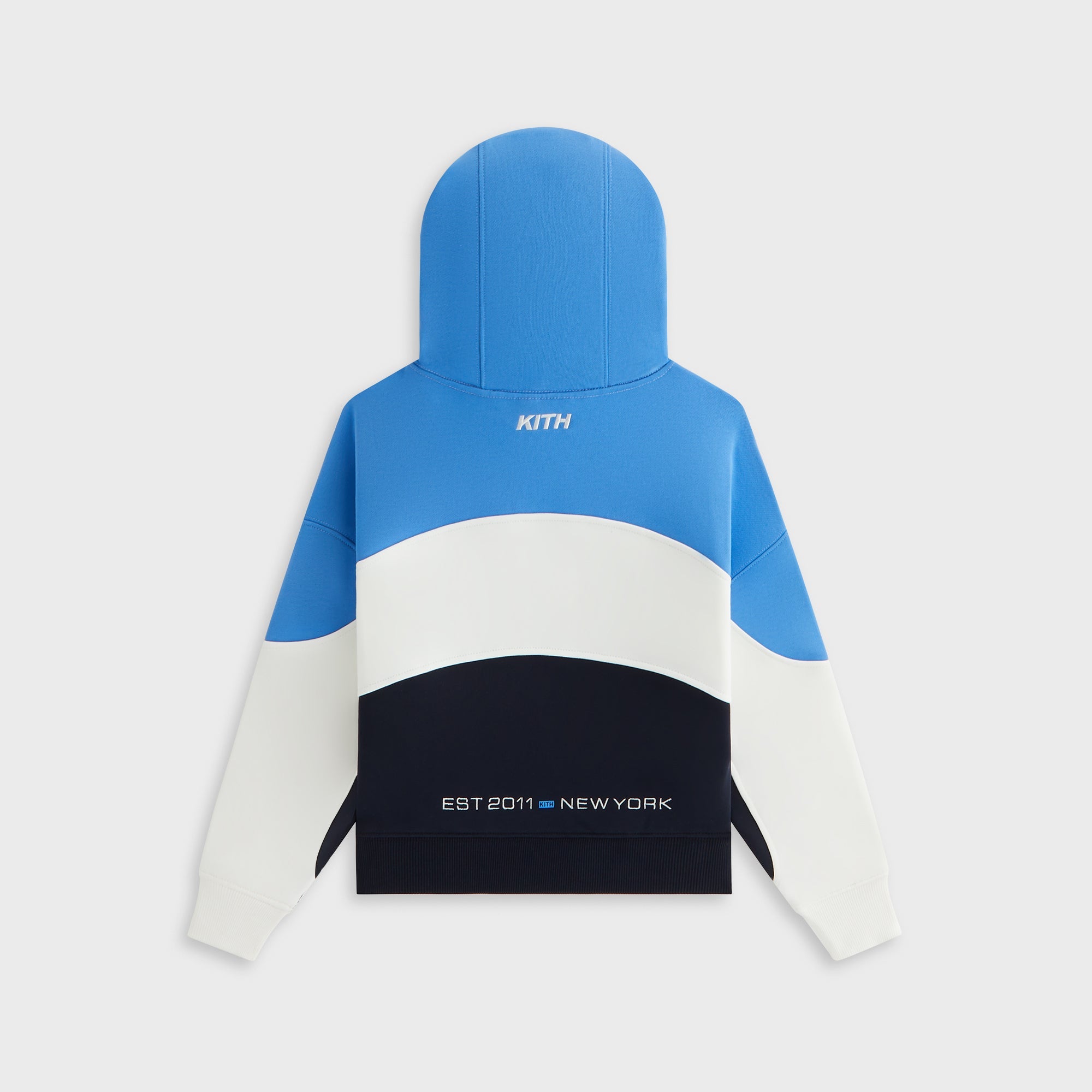 Kith Kids Paneled Nelson Hoodie - Marina | Kith Marina
