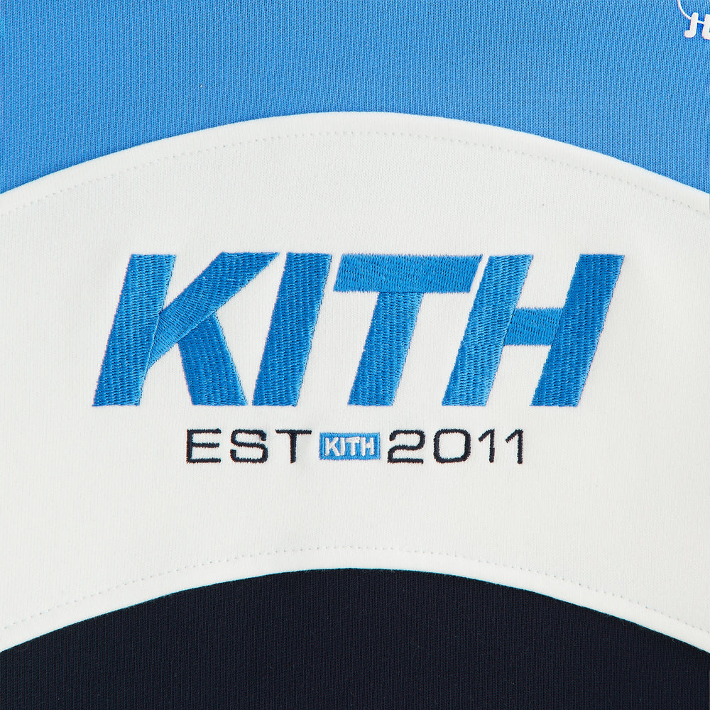 Kith Kids Paneled Nelson Hoodie - Marina | Kith Marina