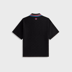 Kith Kids Checkerboard Soccer Polo - Black | Kith Black