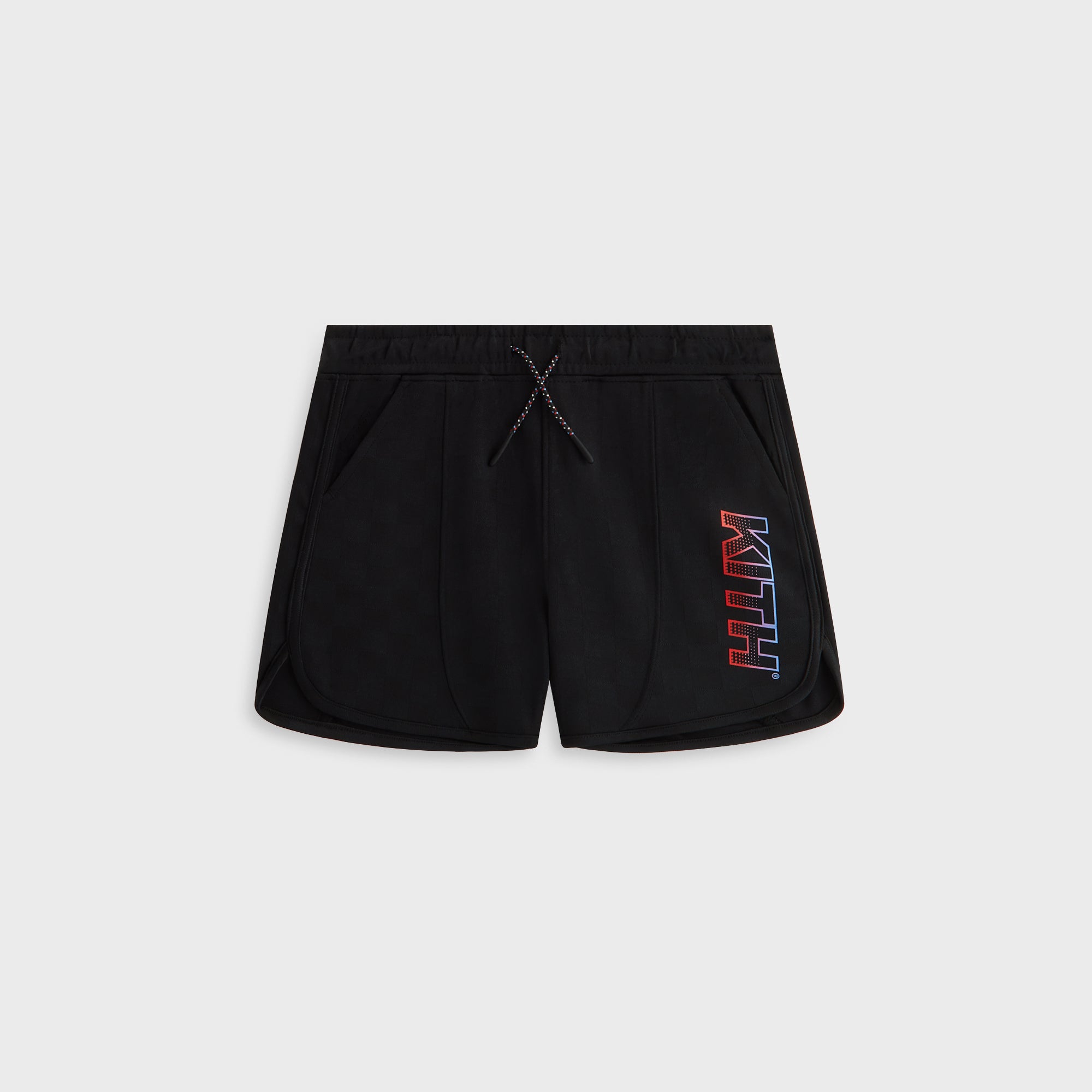 Kith Kids Checkerboard Soccer Jordan Short - Black | Kith Black