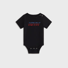Kith Baby Speed Logo Bodysuit - Black | Kith Black
