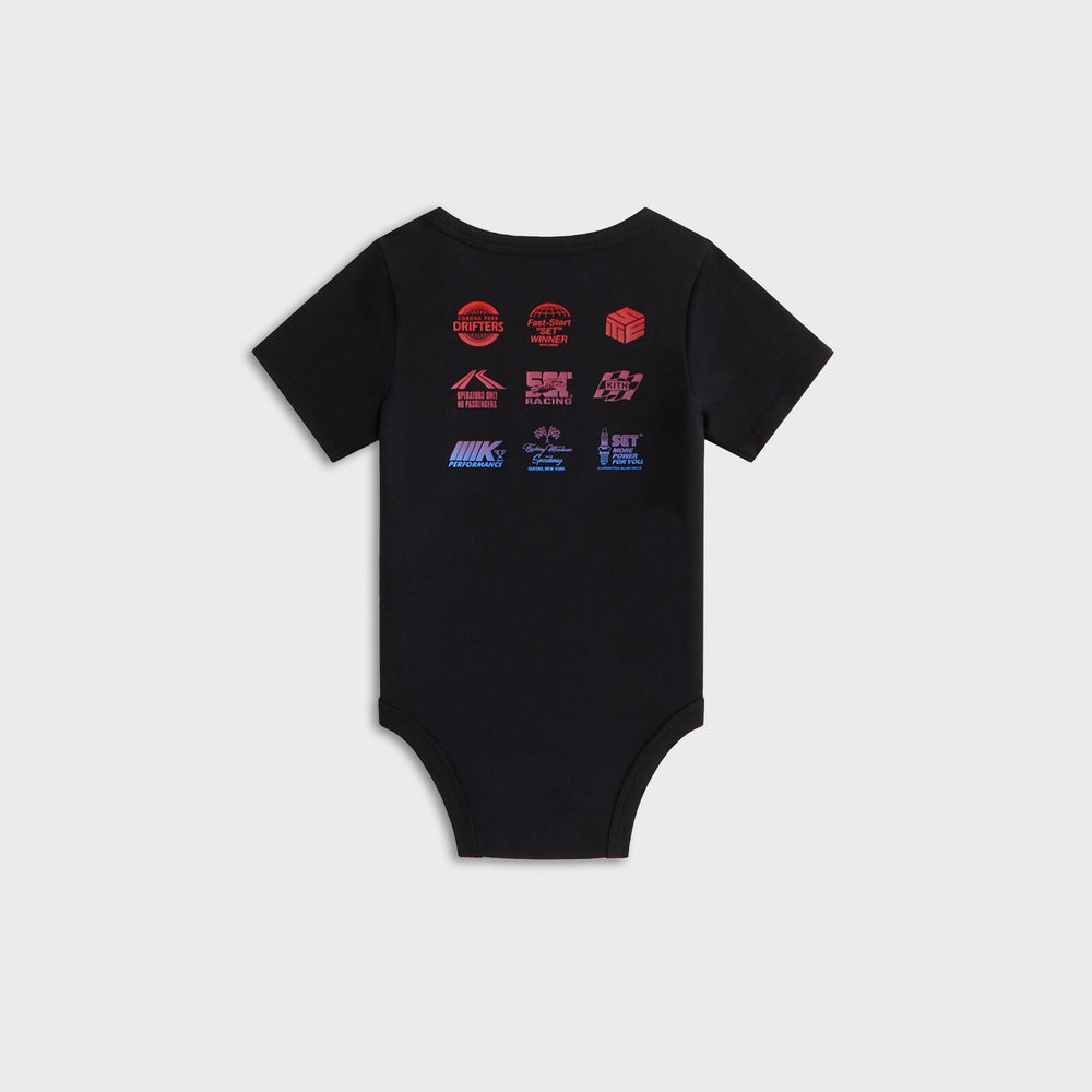 Kith Baby Speed Logo Bodysuit - Black | Kith Black