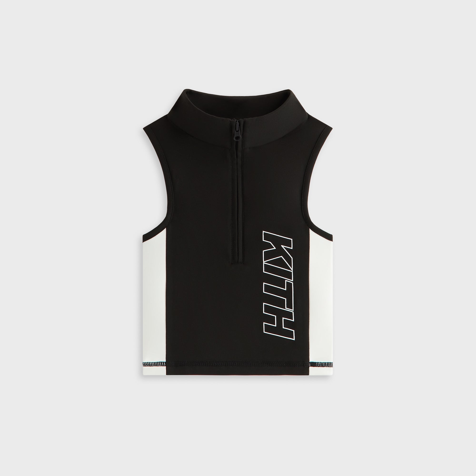 Kith Kids Active Quarter Zip Tank - Black | Kith Black
