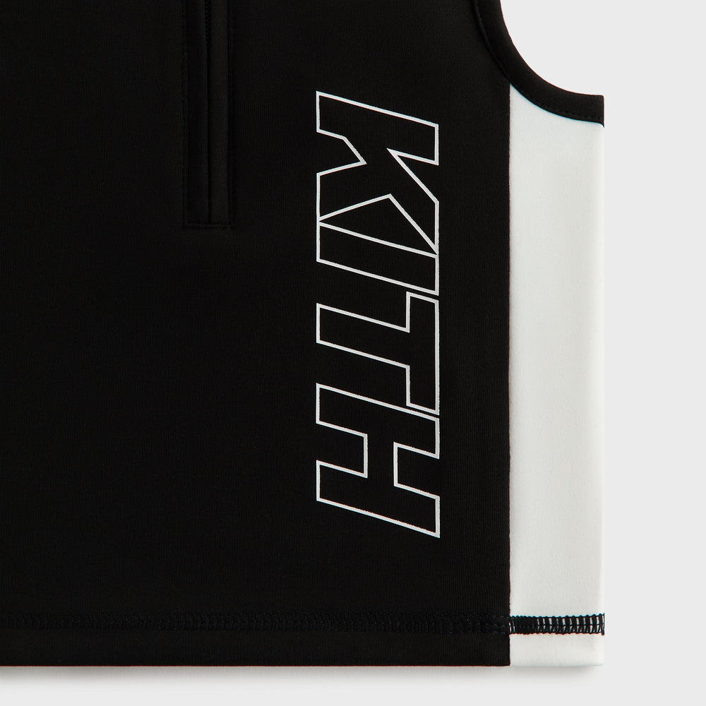 Kith Kids Active Quarter Zip Tank - Black | Kith Black
