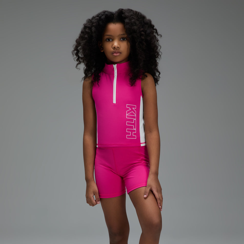 Kith Kids Active Biker Short - Zinnia | Kith Zinnia