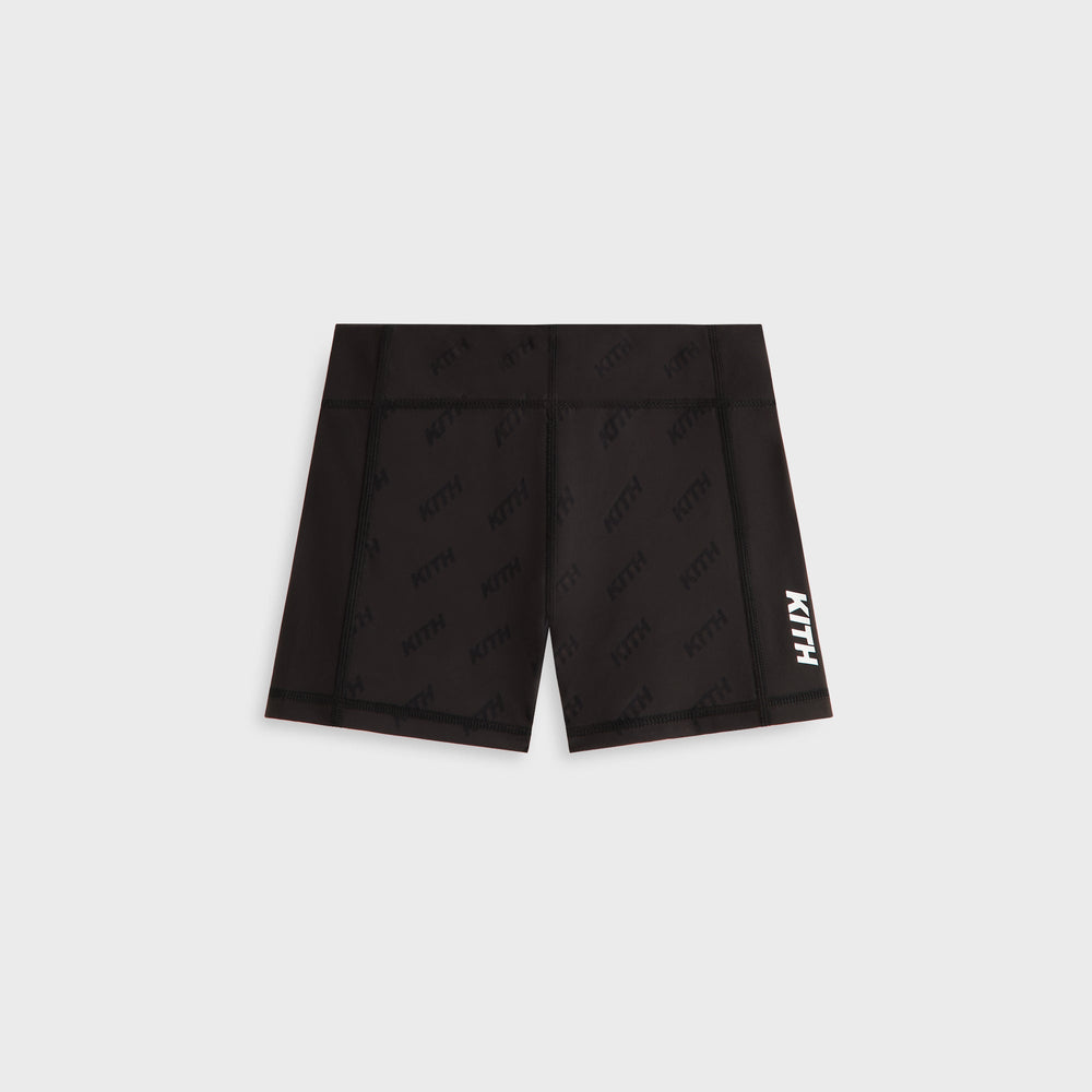 Kith Kids Monogram Active Biker Short - Black | Kith Black
