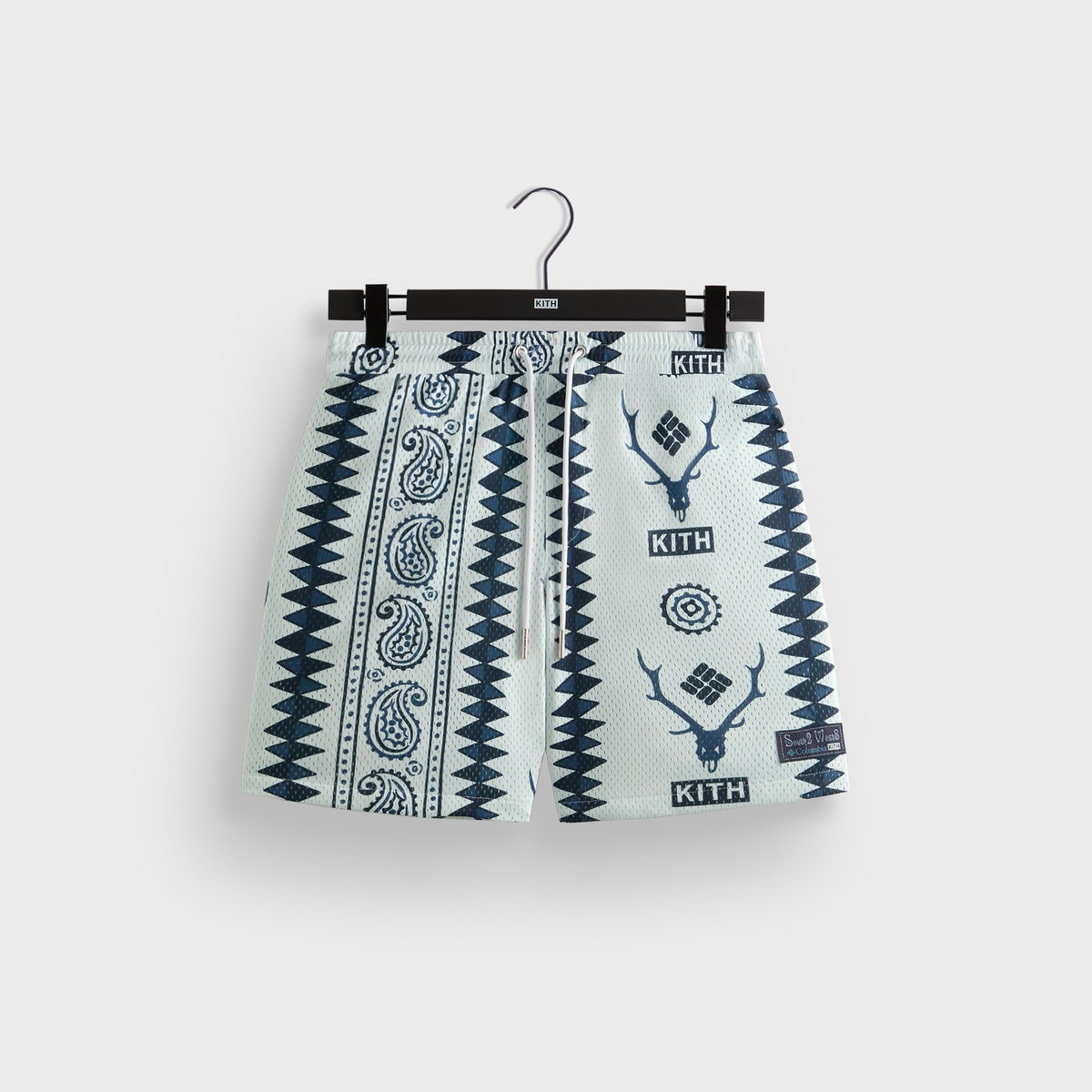 Kith & South2 West8 for Columbia Curtis Mesh Short - Light Indigo | Kith Light Indigo