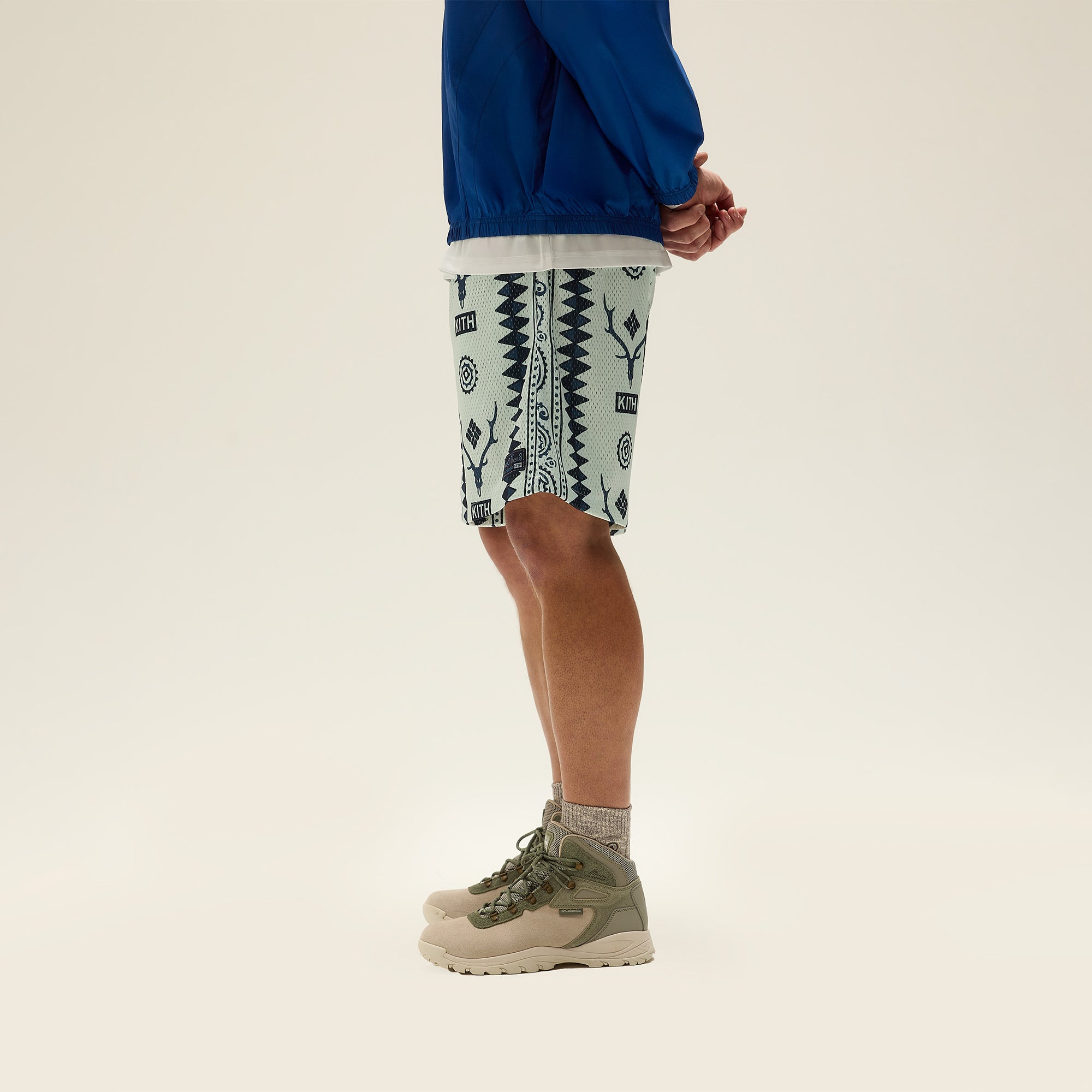 Kith & South2 West8 for Columbia Curtis Mesh Short - Light Indigo | Kith Light Indigo