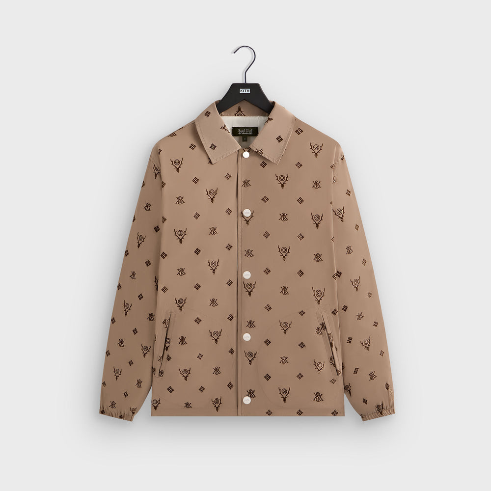 Kith & South2 West8 for Columbia Flocked Monogram Coaches Jacket - Hue | Kith Hue
