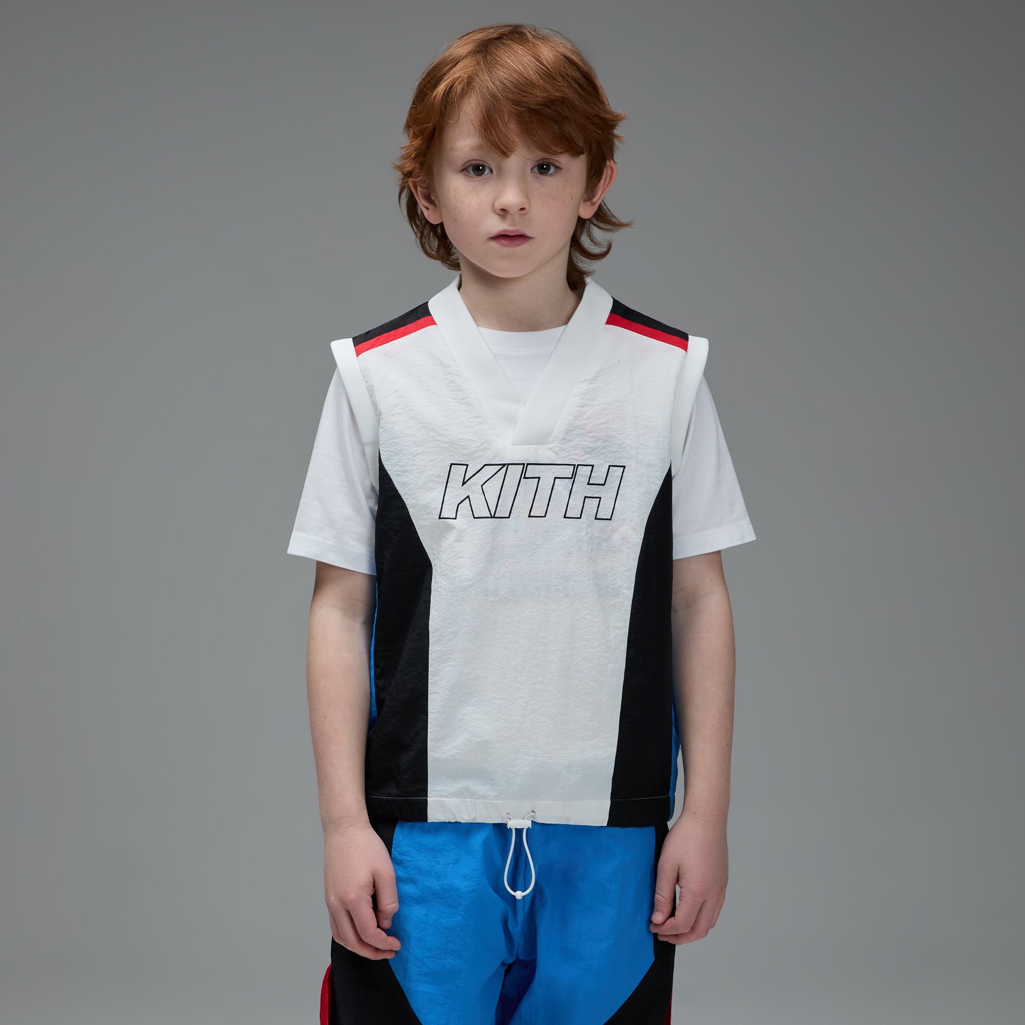 Kith Kids Blocked Track Vest - Sandrift | Kith Sandrift