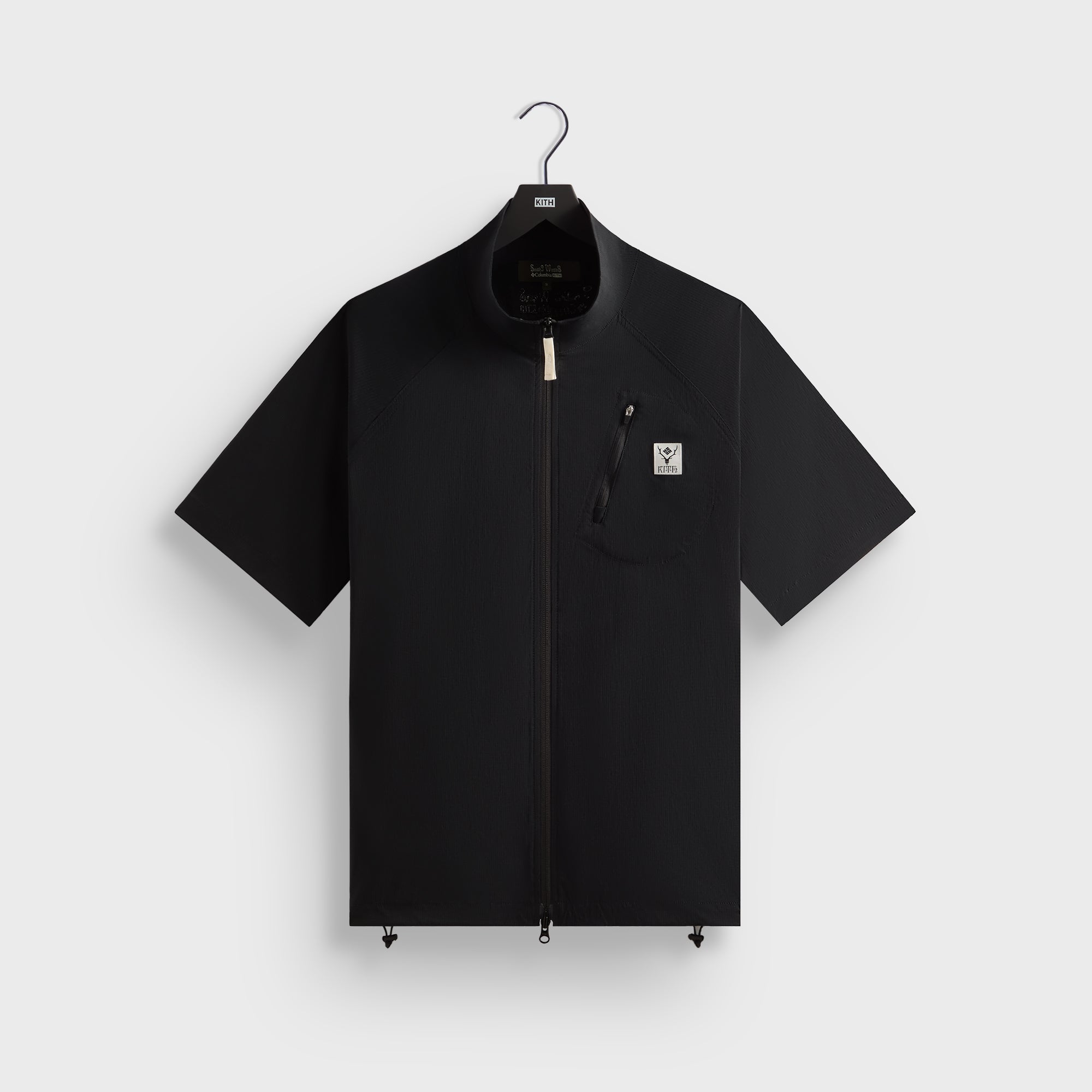 Kith & South2 West8 for Columbia S.L. Zipped Trail Short Sleeve Shirt | Kith Black