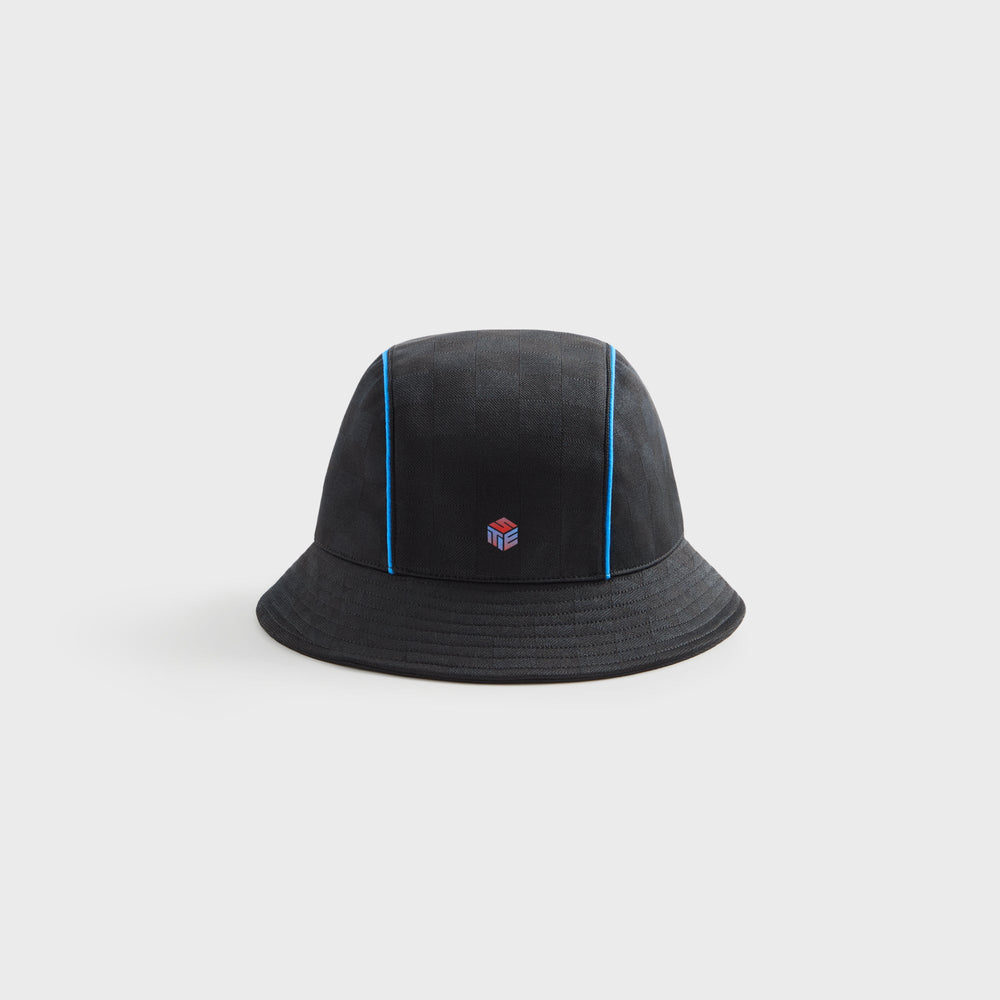 Kith Kids Soccer Checkered Bucket Hat - Black | Kith Black