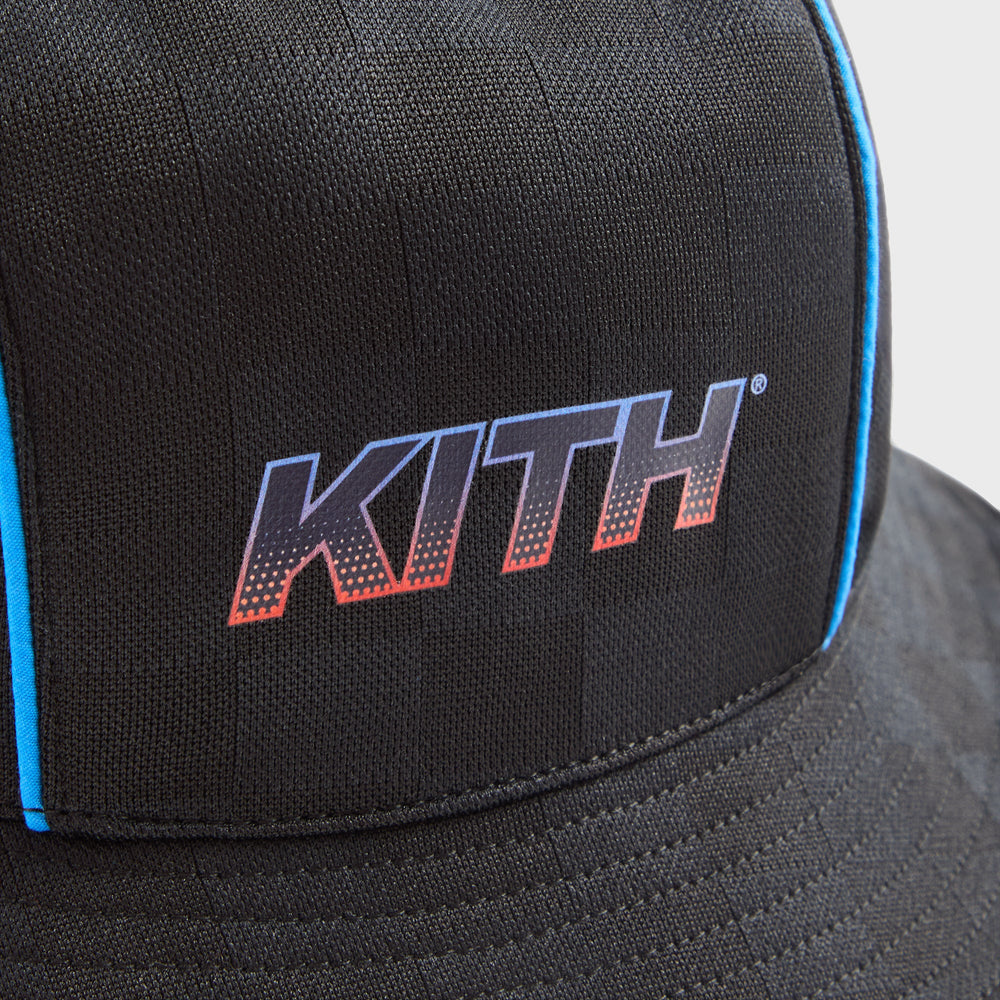 Kith Kids Soccer Checkered Bucket Hat - Black | Kith Black