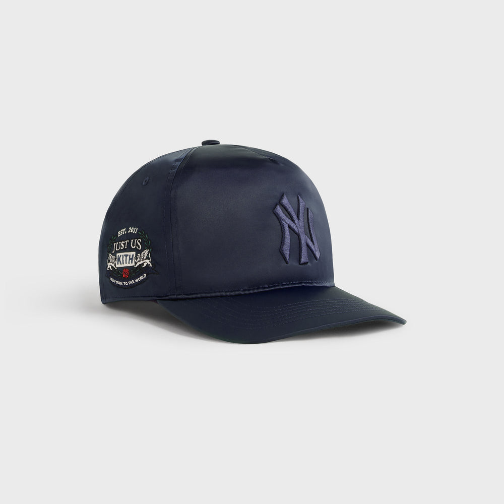 Kith & '47 for the New York Yankees Satin Hitch Snapback - Nocturnal | Kith Nocturnal