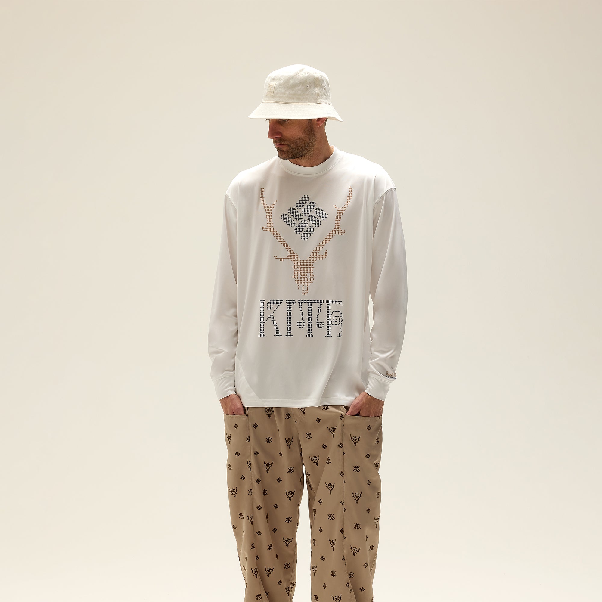 Kith & South2 West8 for Columbia Terminal Tackle™ Long Sleeve - White | Kith White