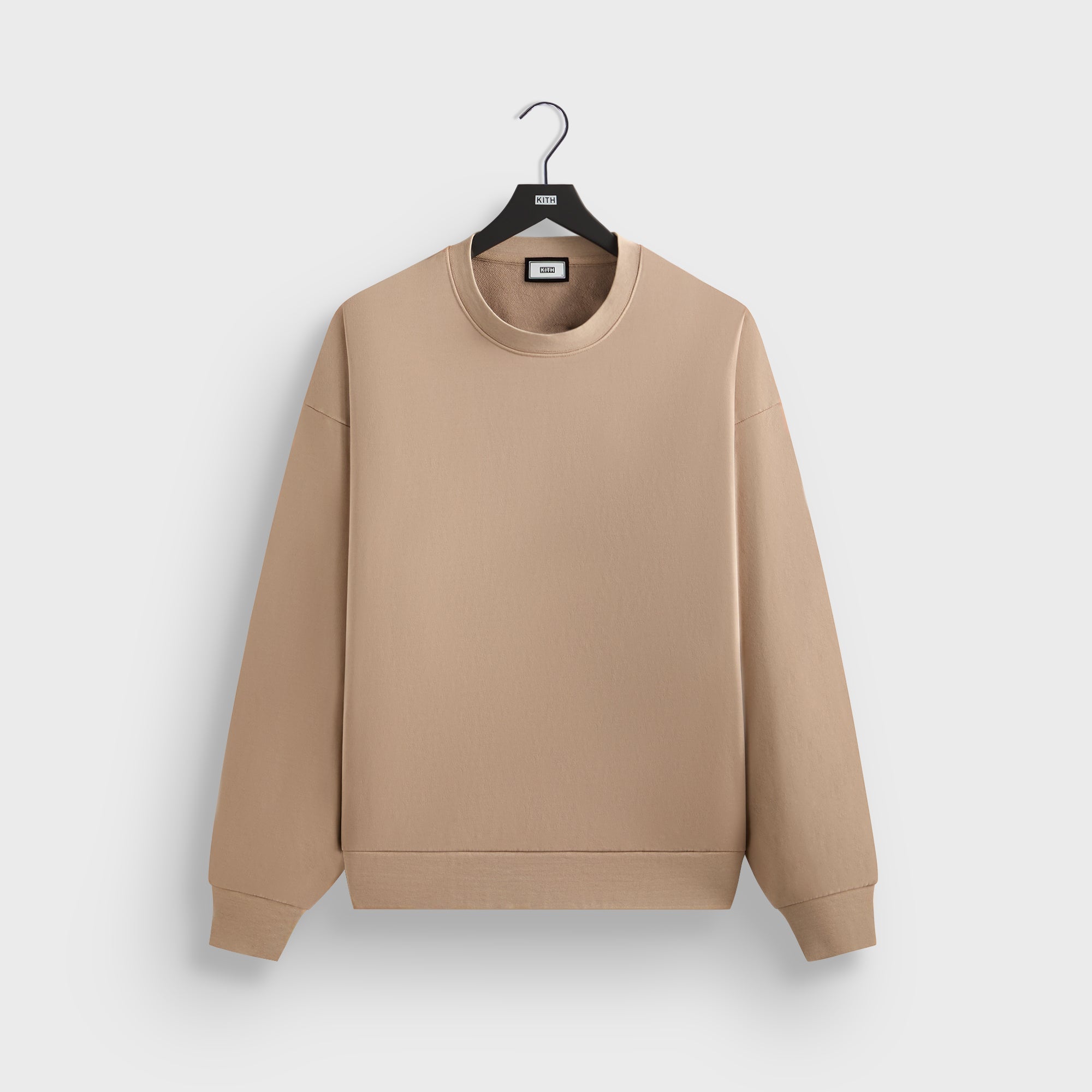 Kith 101 Compact Fleece Nelson Crewneck - Mound | Kith Mound