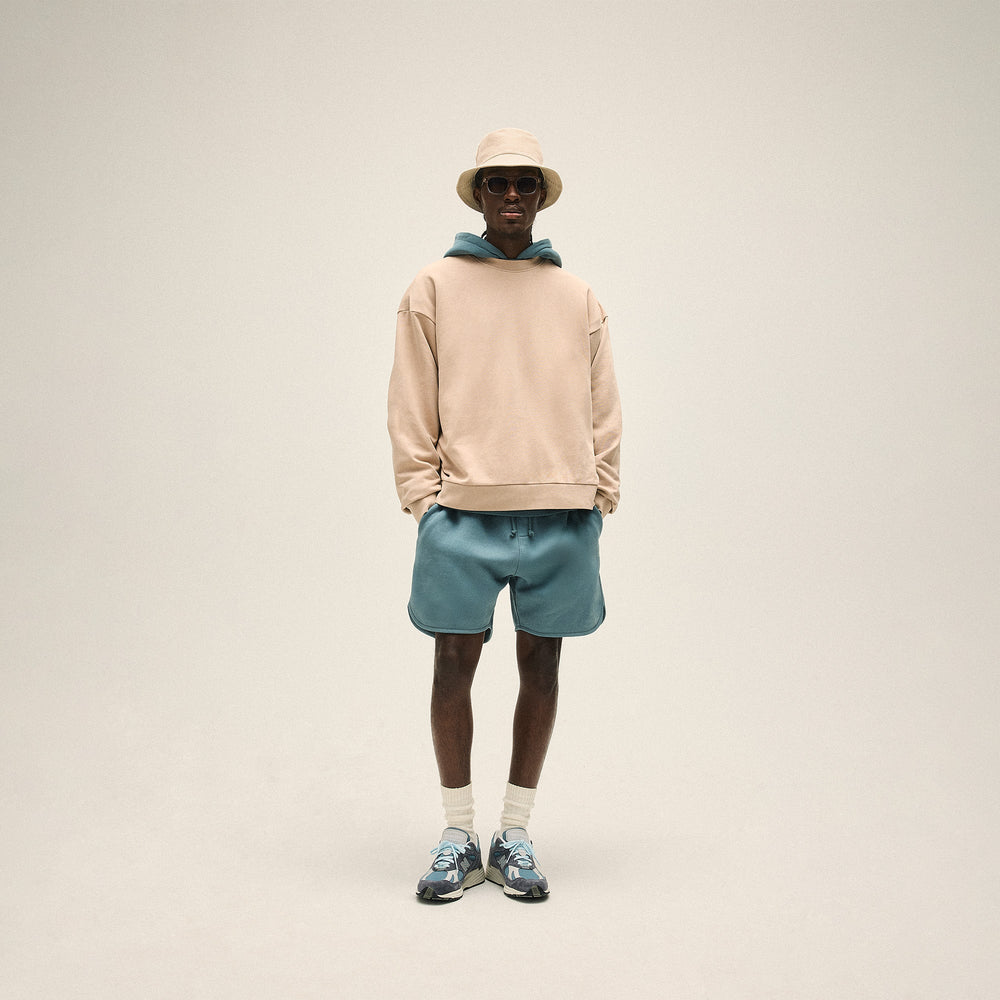 Kith 101 Compact Fleece Nelson Crewneck - Mound | Kith Mound