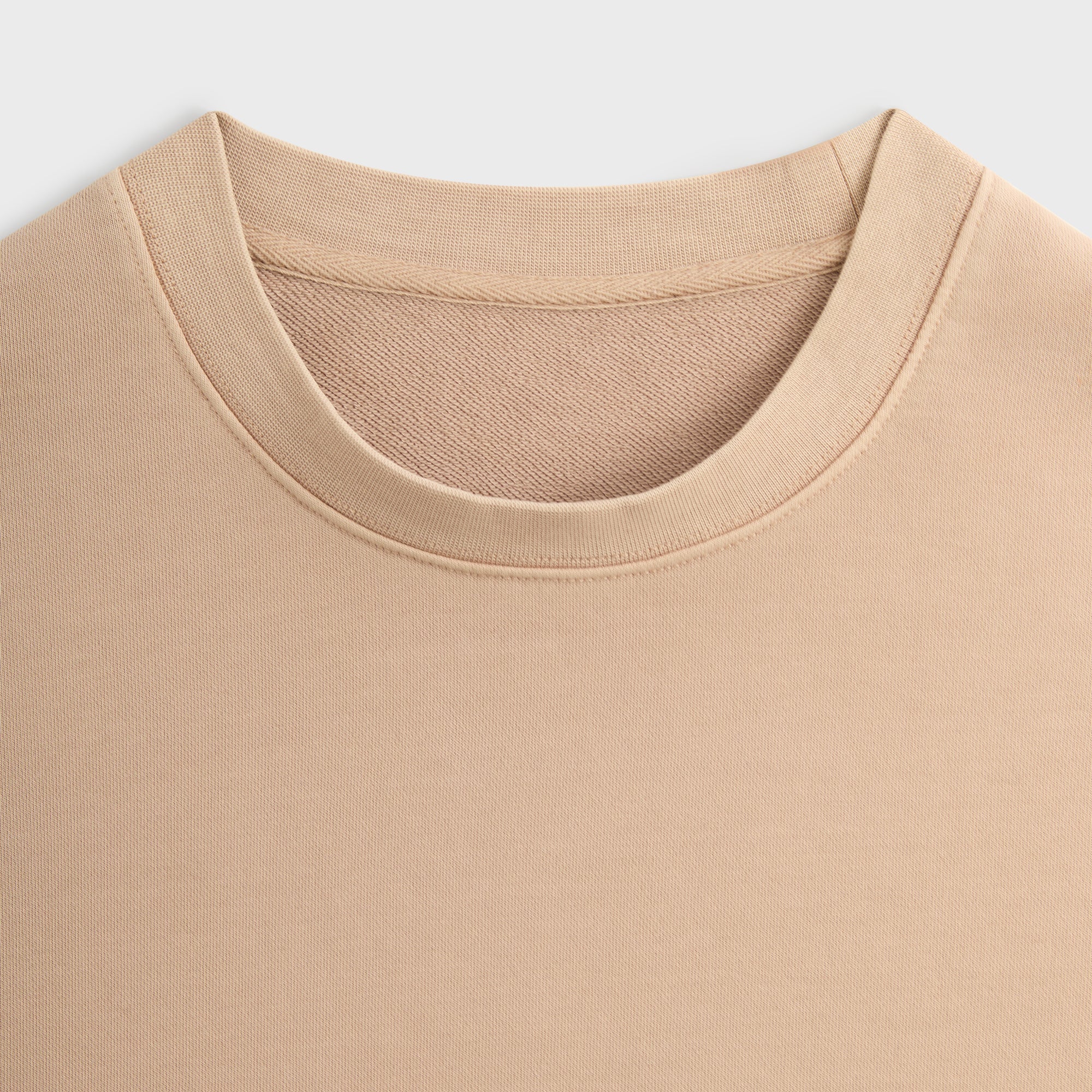 Kith 101 Compact Fleece Nelson Crewneck - Mound | Kith Mound