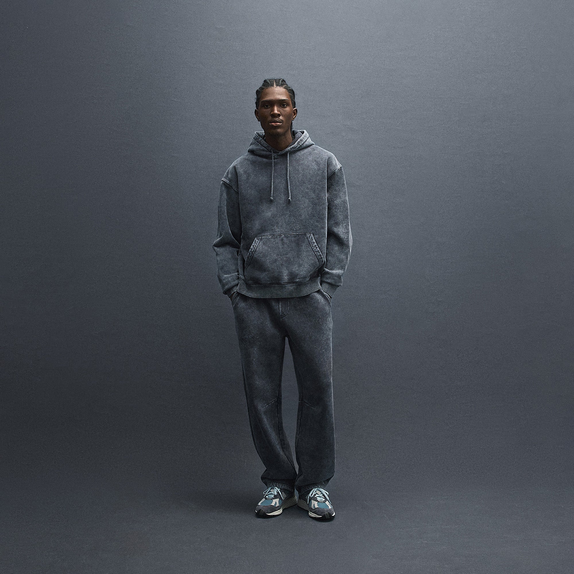 Kith 101 Sueded Fleece Elmhurst Sweatpant - Nightfall | Kith Nightfall