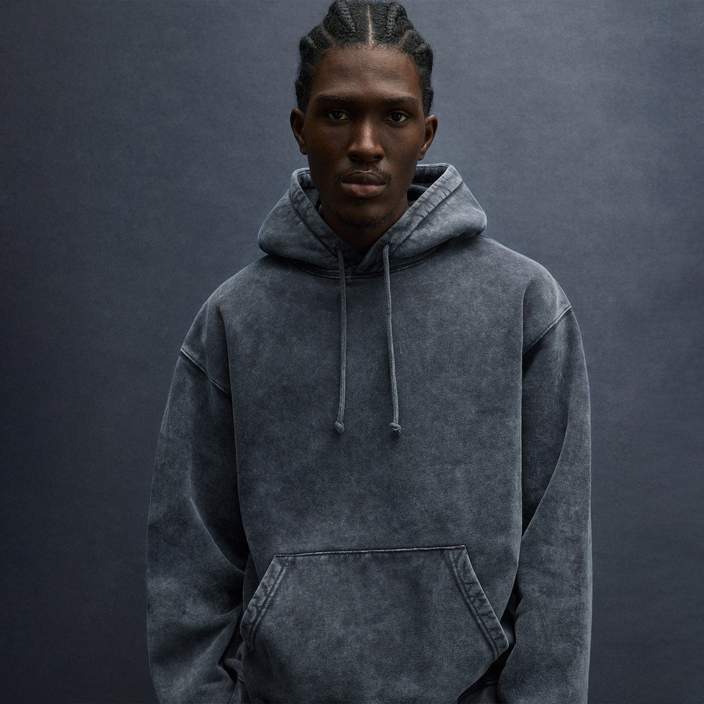 Kith 101 Sueded Fleece Williams III Hoodie - Nightfall | Kith Nightfall