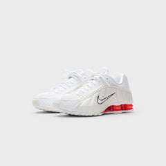 Nike WMNS Shox R4 - White / Phantom / Picante Red | Kith White / Phantom / Picante Red