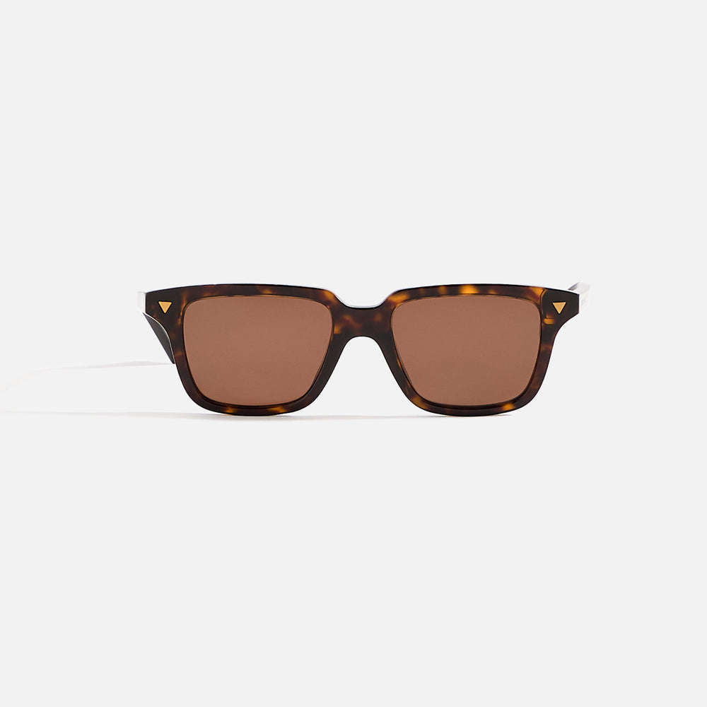 Bottega Veneta Rectangular Frames - Dark Havana | Kith Dark Havana