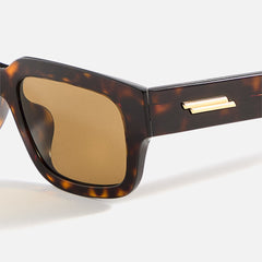 Bottega Veneta Rectangular Frames - Dark Havana | Kith Dark Havana