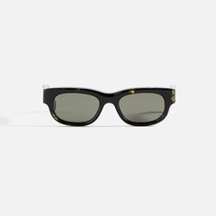 Gucci Transparent Rectangular Frames - Black | Kith Black