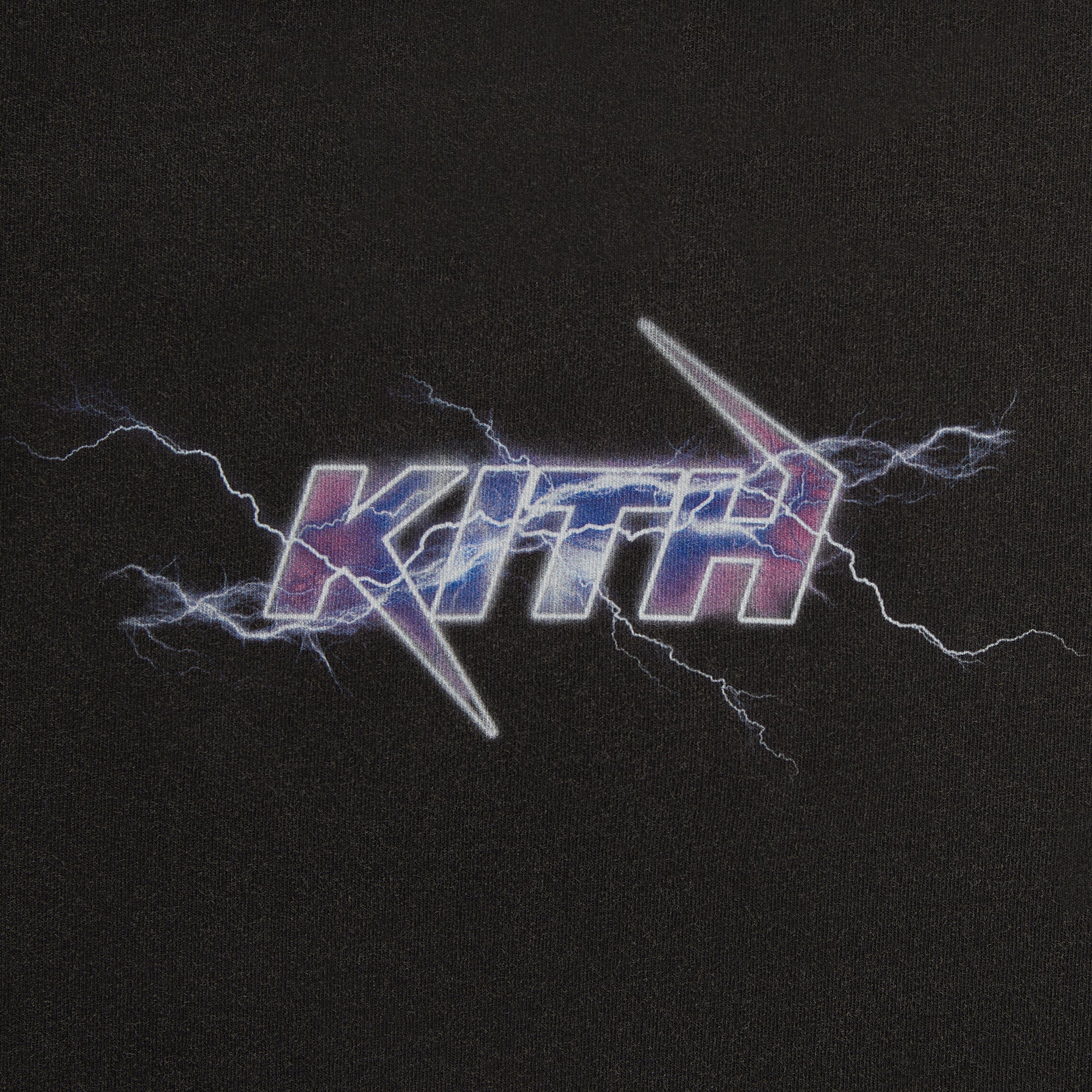 Kith Women Charged Up Vintage Oversized Sonoma Long Sleeve Tee - Black | Kith Black