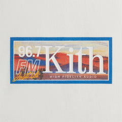 Kith Women FM Mock Neck Vintage Tee - White | Kith White